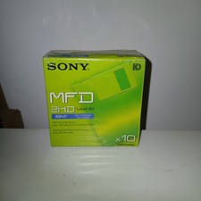 Sony MFD 2HD 1.44MB 3.5" Double Sided High Density Micro Floppy Disks (10 Pack)
