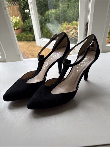 Unisa black suede leather - unisa,