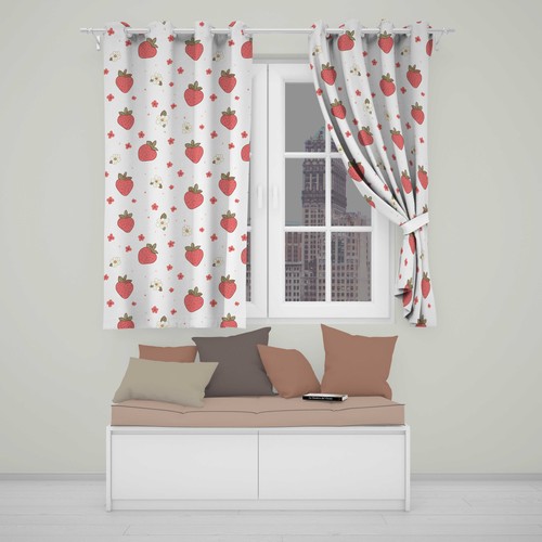 Blackout eyelet curtains cute - curtains,