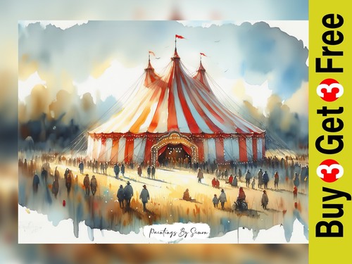 Whimsical circus tent - whimsical,