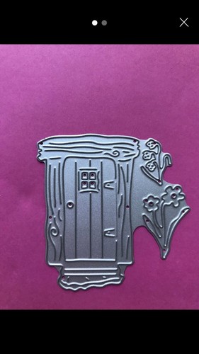 Fairy door metal die - door,