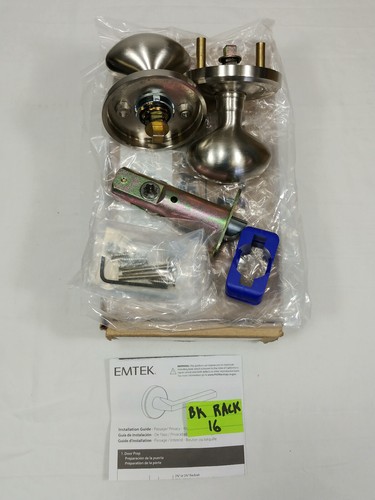 Emtek egg door knob passage - passage, w/
