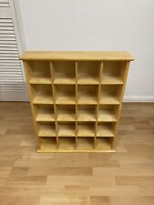 Vintage Retro Solid Wood 5 Tier Shelf Display Stand Storage Wit Divided Sections