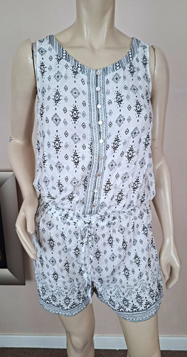 White playsuit with - h&m,