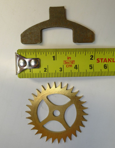 Longcase clock brass 30tooth - clock,