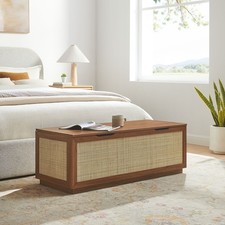 Soma Rattan Storage Bench in