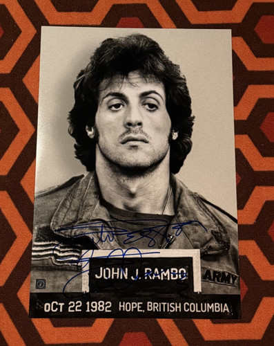 Sylvester stallone signed - stallone,