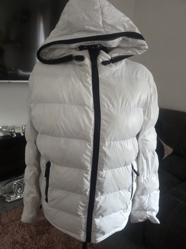 Michael kors white zip - zip, hooded