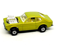 Matchbox Lesney "Rolamatics" 67 Hot Rocker Ford Capri light metallic green mint!
