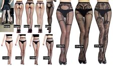 Vary Net Hole Fishnet Tights Crotch Crotchless Stockings Bodystocking Size S-XXL