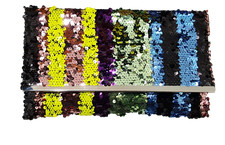 PRIMARK Ladies Women Girls Sequins Clutch Hand Bag Party Shoulder Crossbody Bag