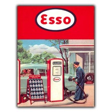 Esso Garage Petrol SIGN METAL