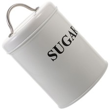 Tea Canister Metal Storage Jar Nordic Style Sugar Jar Food Holder