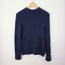 COS Jumper Mens XS Navy Blue