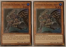 Yu-Gi-Oh - Legendary Six Samurai Shinai x2- Super Rare - SPWA-EN044 M/NM