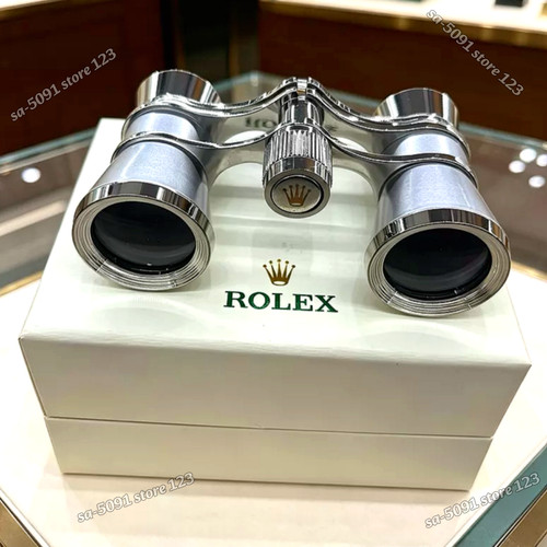 Rolex opera binoculars silver - rolex,