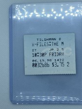 X-Files The Movie Ticket Stub