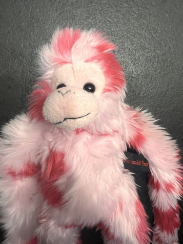 Hanging monkey pink patches - hanging,