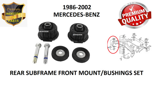 Rear subframe front mounting - rear,