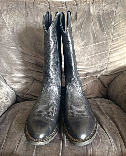 Ariat men black western - ariat,