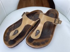 BIRKENSTOCK Gizeh Thong Sandals - UK 5, EUR 38 REGULAR Gold