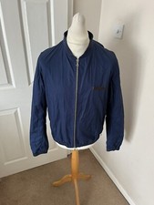 Men’s Blue PRADA Linea Rossa Bomber Jacket Size Large