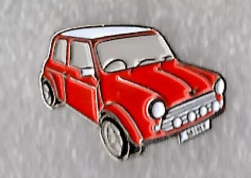 Mini cooper pin badge and - and, tie