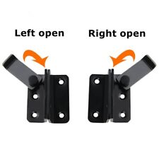 Heavy Duty Garden Gate Shed Door Stainless Steel Slide Latch Lock Bolt Black