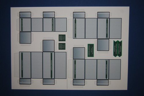 Shipping container card - ho/oo,
