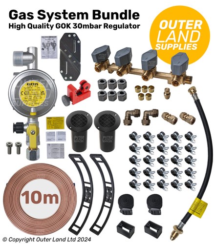 Propane gas kit campervan - gas,