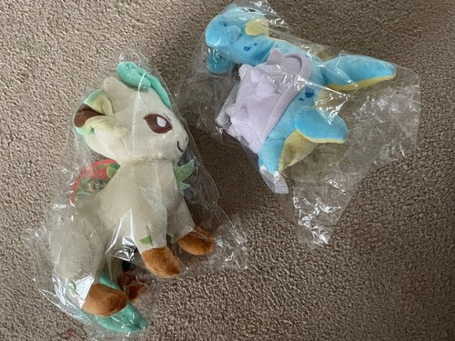 New leafeon and lapras plush - leafeon,