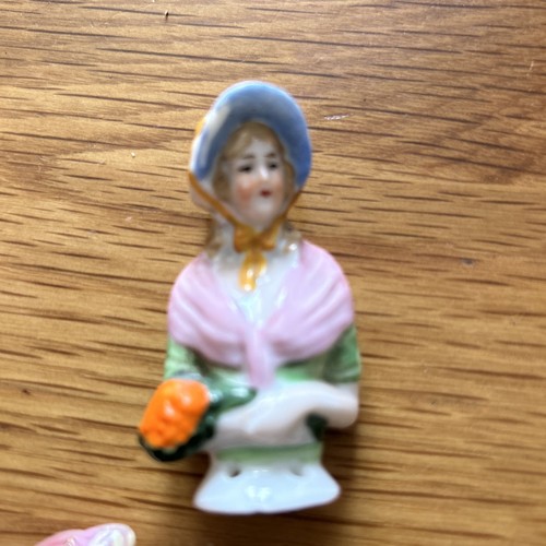 Antique porcelain half doll - antique,