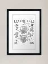 French Horn Old Vintage