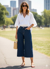 M&S Autograph Cropped Jeans UK
