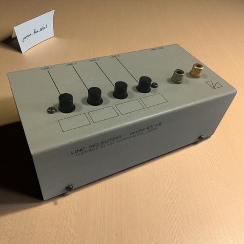 Luxman rca line selector - luxman,