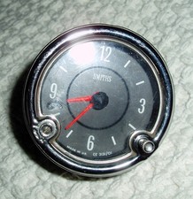 VINTAGE SMITHS 2.5" CAR CLOCK MADE in the U.K. (CE. 3131/01)