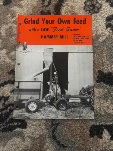 Case tractor hammer mill - mill, for