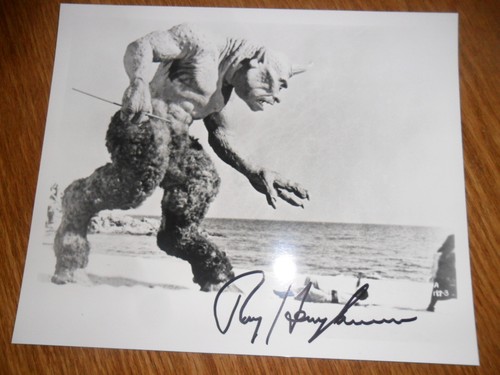 Ray harryhausen signed 8 x - signed,