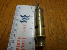 VINTAGE J.HUDSON CO 13 BARR ST BIRMINGHAM PATENT c1888 WHISTLE  