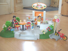 Playmobil 100% Complete Set 4134 - Outdoor Ice Cream Parlour Cafe in the Park
