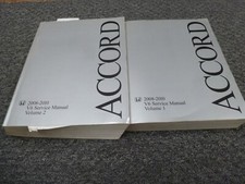 2008-2010 Honda Accord EX-L Coupe V6 Engine Shop Service Repair Manual Set 2009