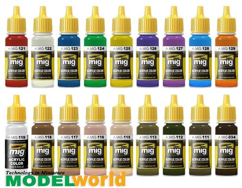 Mig acrylic paints - mig, 17ml