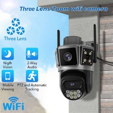 Triple Lens Wireless IP Camera