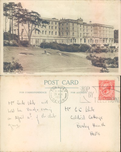The palace hotel torquay - the, 1938
