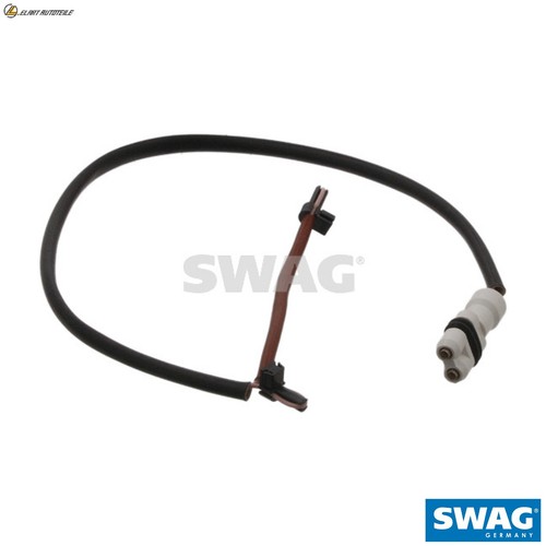 Warning contact brake pad wear - contact,
