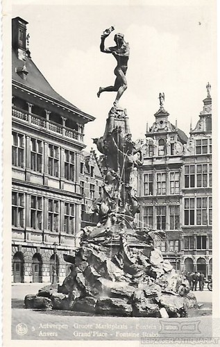 Postcard antwerp groote - postcard,