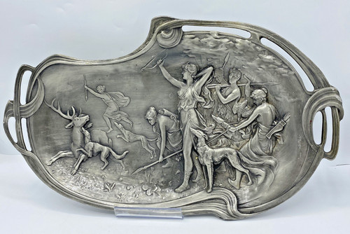 Antique french decorative tray