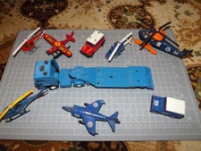  Vintage Matchbox , Navy/RAF/fire aeroplanes /helicopter/ jeep/Lorry Joblot  