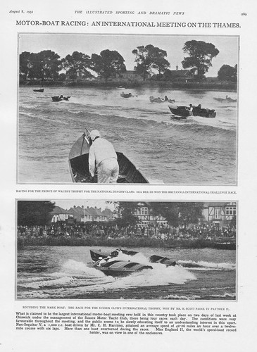 Motor boat racing - racing, on