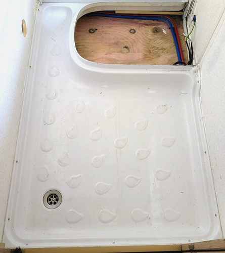 Caravan motorhome shower - caravan, &